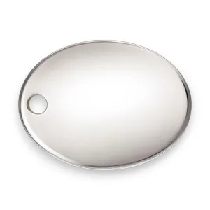🆕🔗 Quality Tag (Oval) in Sterling Silver