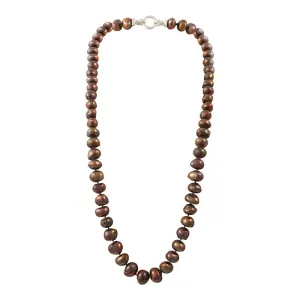 103-04 | CHOCOLATE BAM BAM NECKLACE 34"