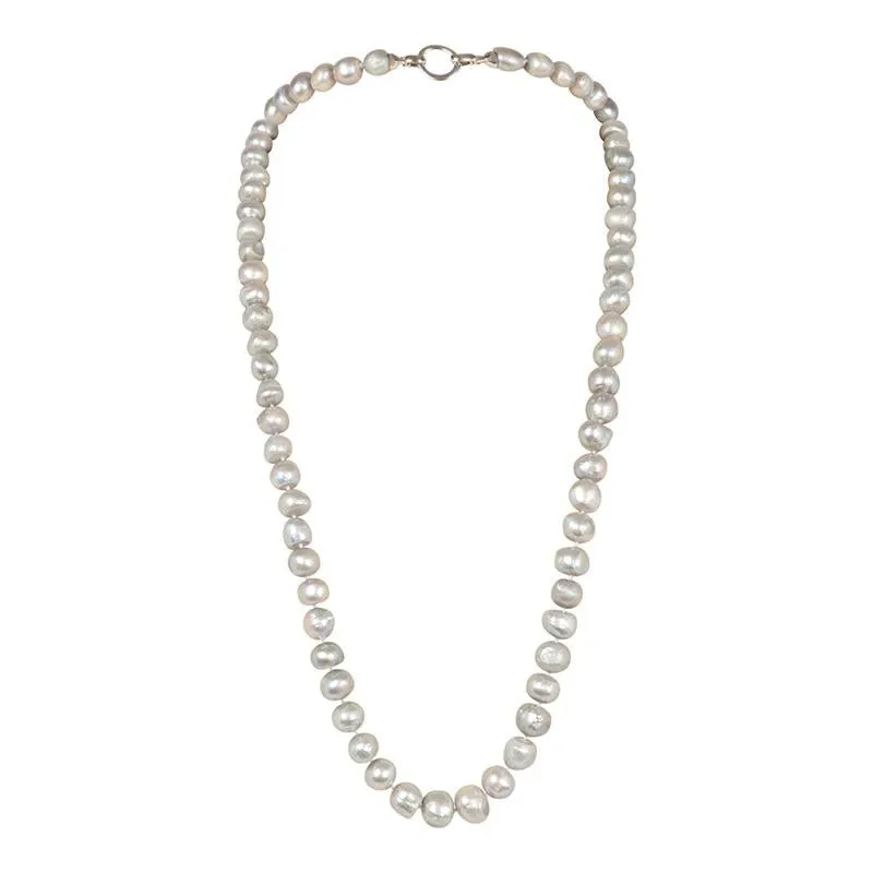 103-07 | GRAY BAM BAM NECKLACE 34"