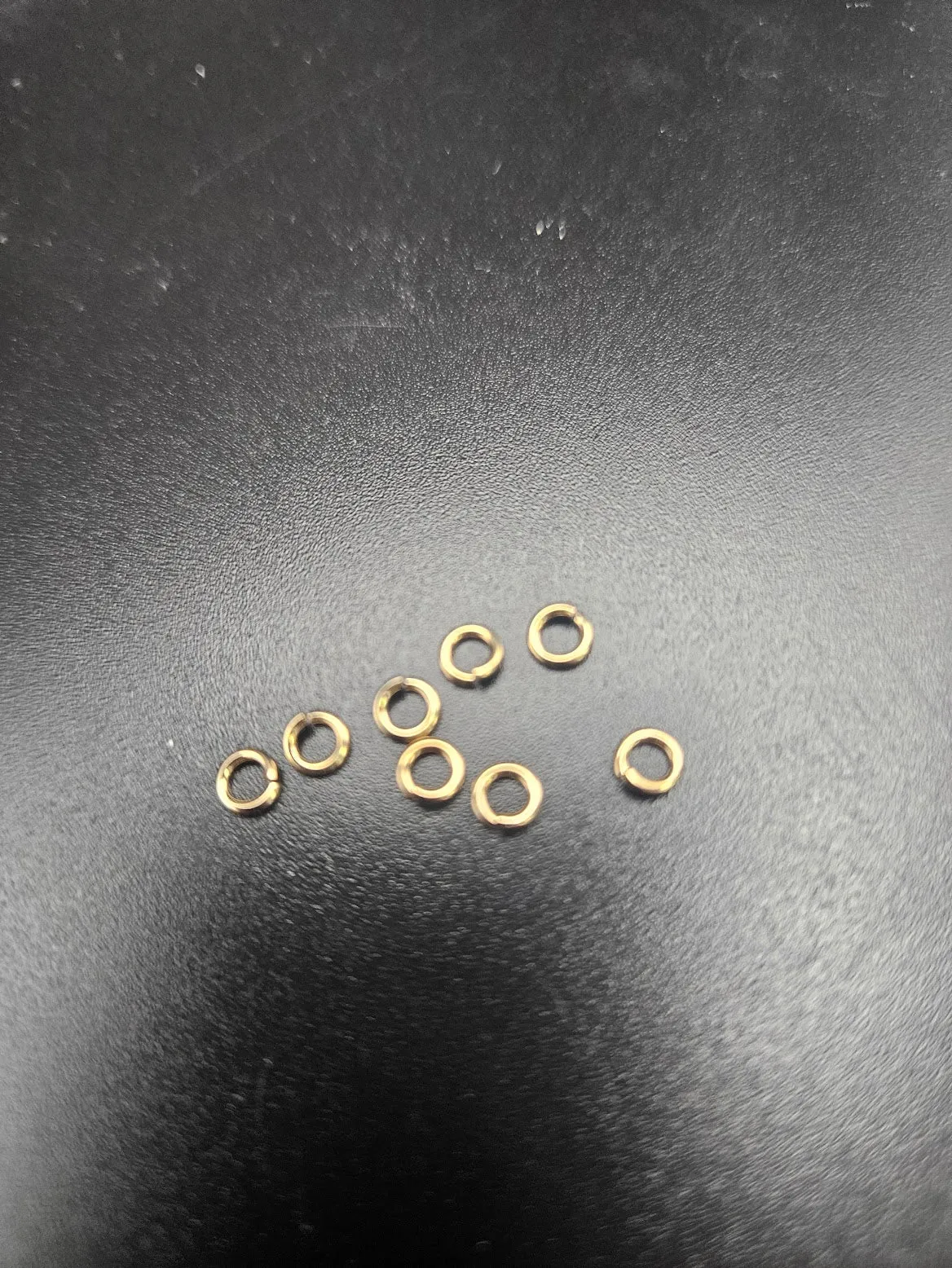 14k Gold mini jump rings