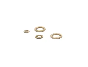 14K Real Gold Filled Closed Jump Rings | 1 Pack of 19ga, 20.5ga, 22ga Gold Filled Jump Rings | Four Size: 2.8mm, 4mm, 5mm, 6mm, 7mm