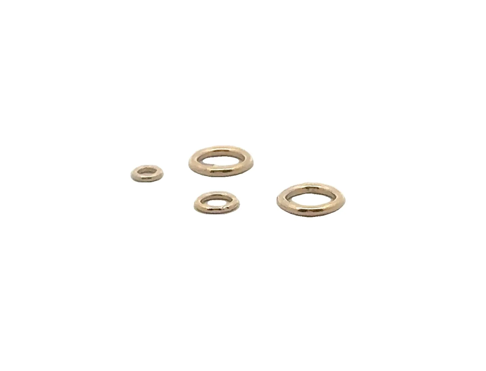 14K Real Gold Filled Closed Jump Rings | 1 Pack of 19ga, 20.5ga, 22ga Gold Filled Jump Rings | Four Size: 2.8mm, 4mm, 5mm, 6mm, 7mm