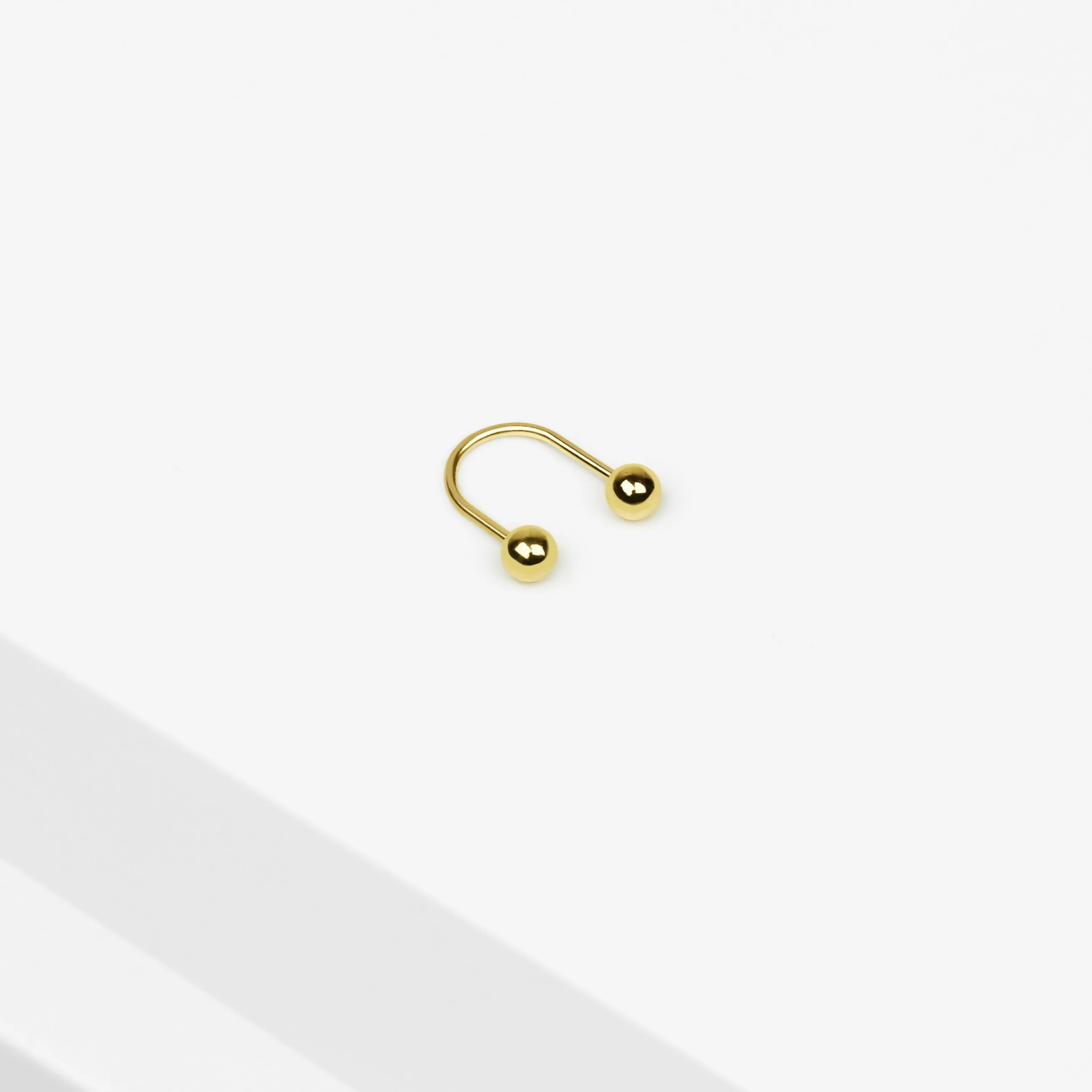 14k Solid Gold Multi-Way Ball Earring
