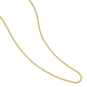 14k Yellow Gold 1.2mm Raso Link Chain 18"