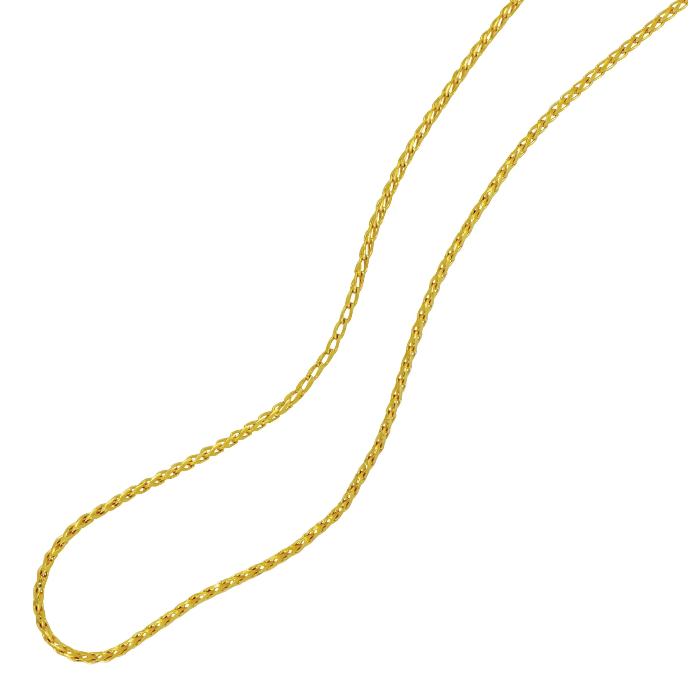 14k Yellow Gold Open Franco Chain 18"
