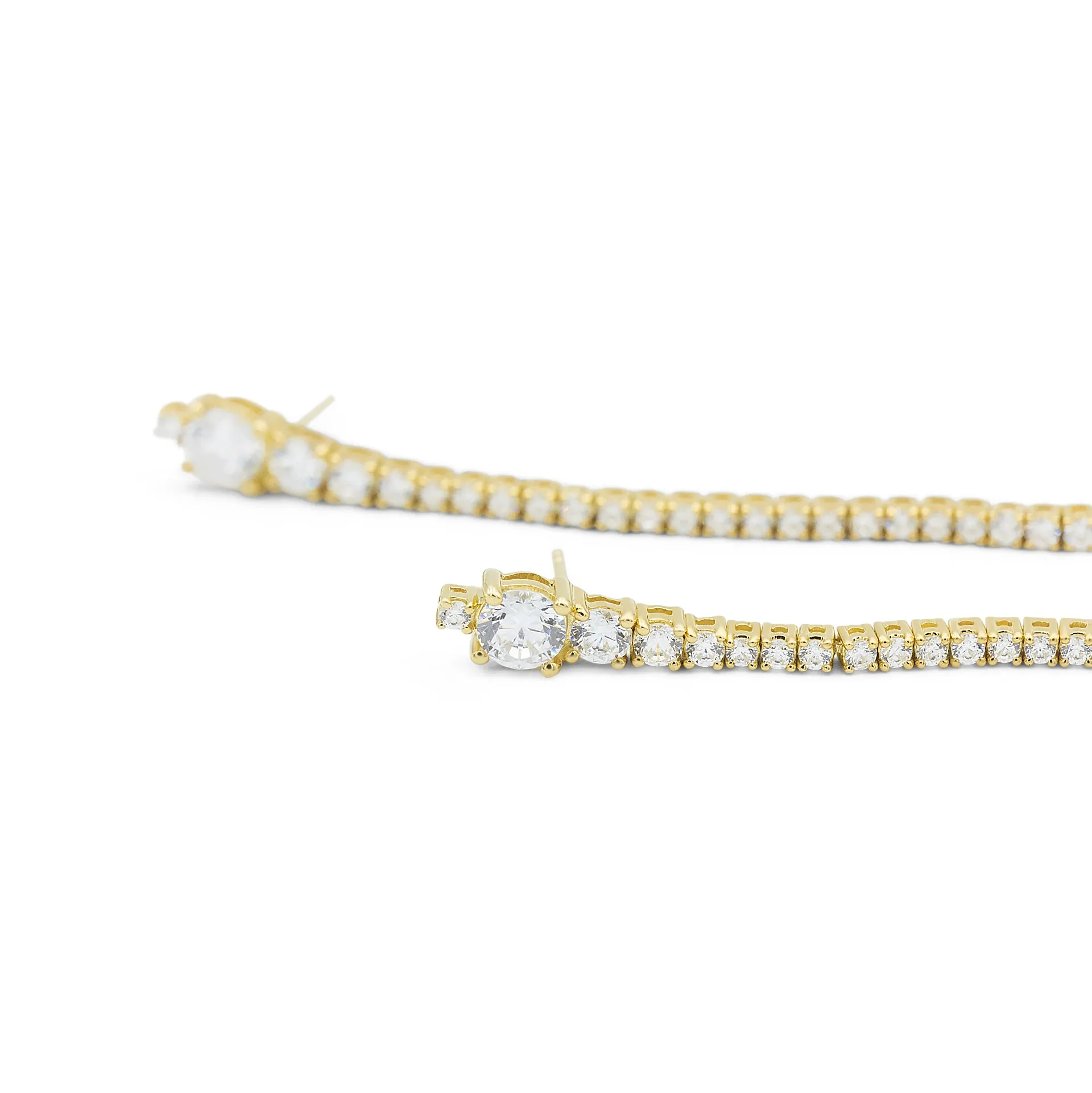 18k Moment Drop Diamond Earrings