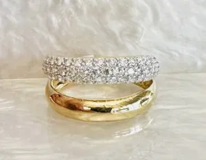 18k Pave Diamond Band