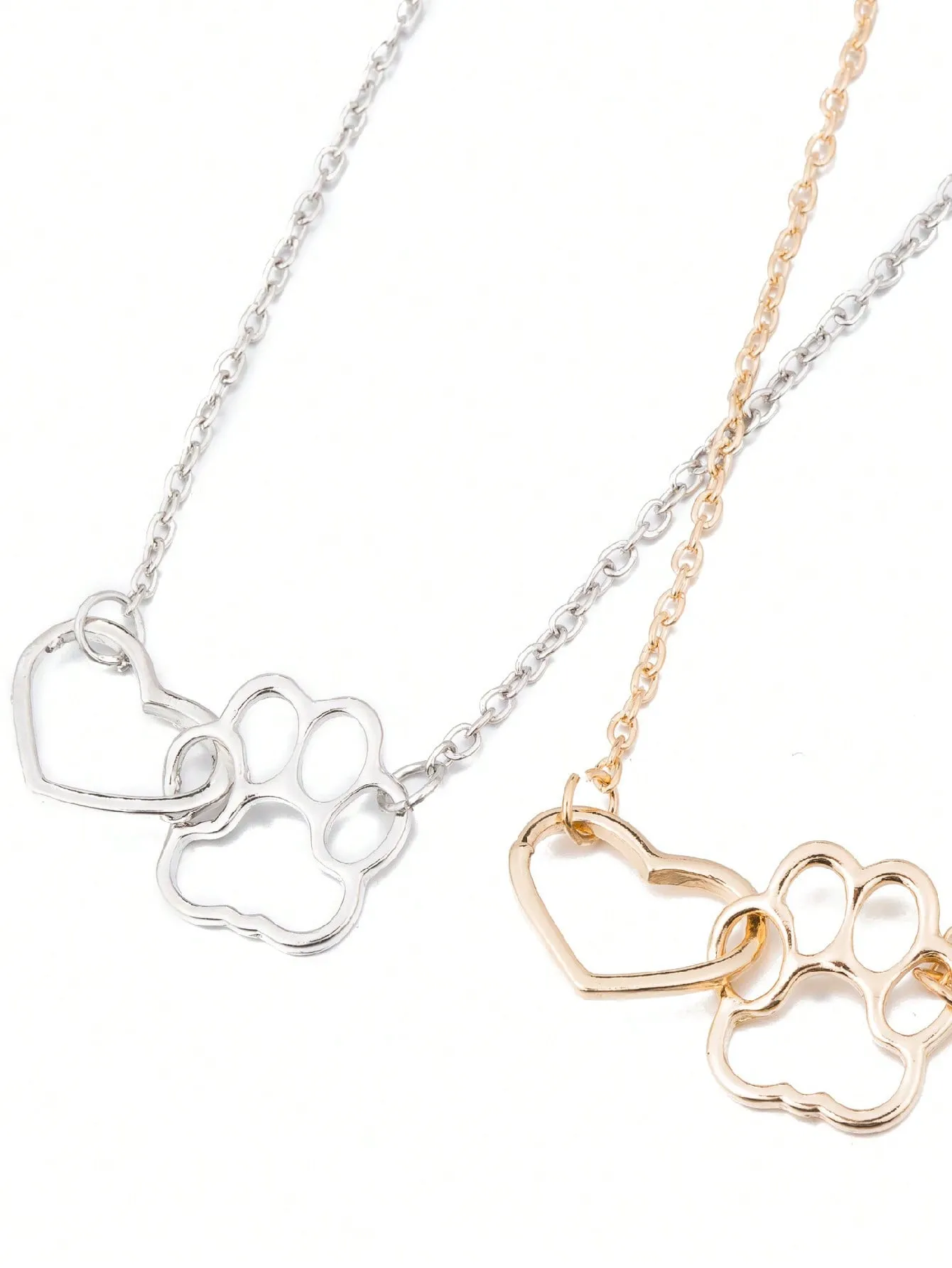 1pc Stainless Steel Simple Square Linked Geometric Long Pendant Necklace, Statement Piece