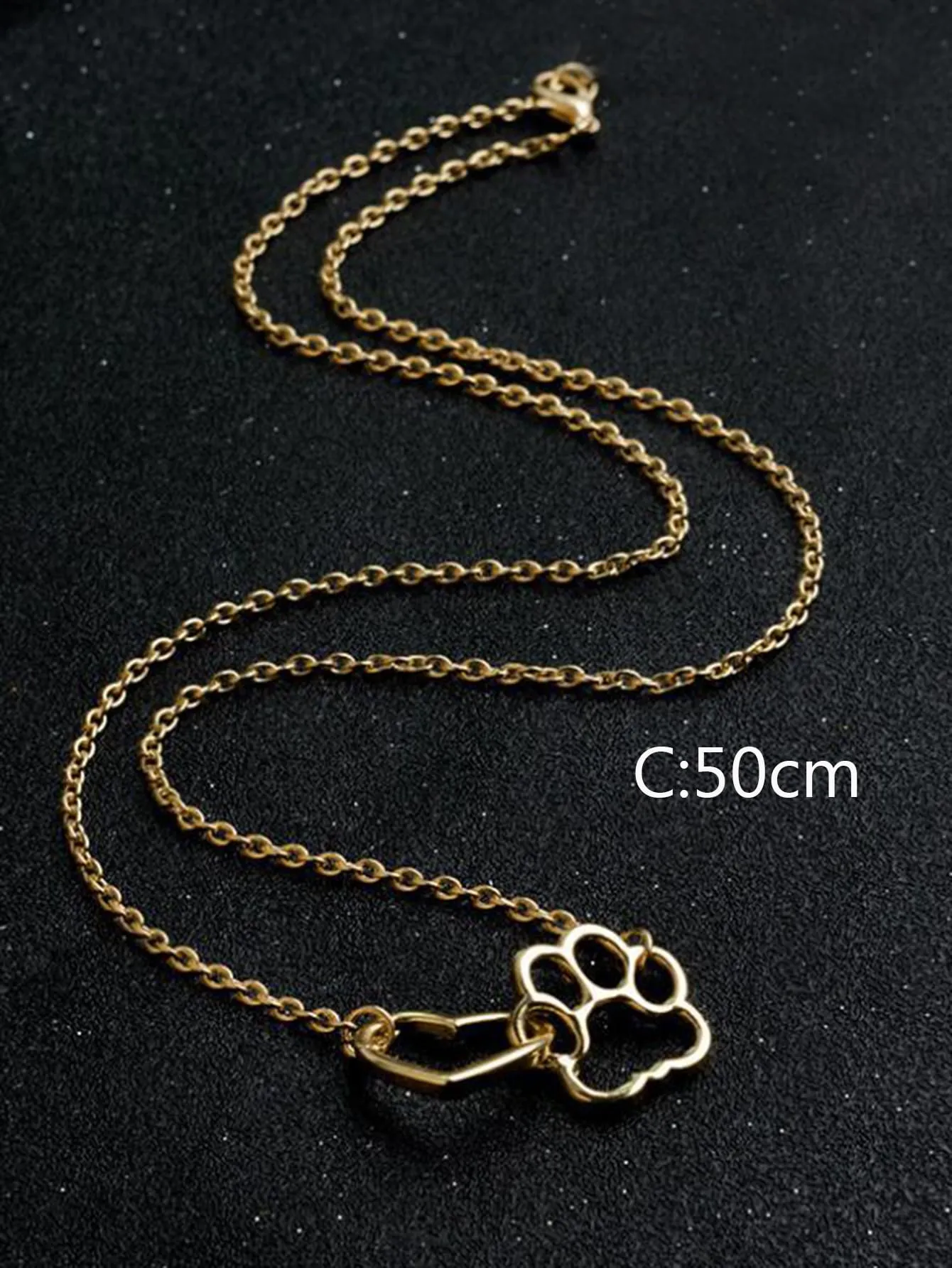1pc Stainless Steel Simple Square Linked Geometric Long Pendant Necklace, Statement Piece