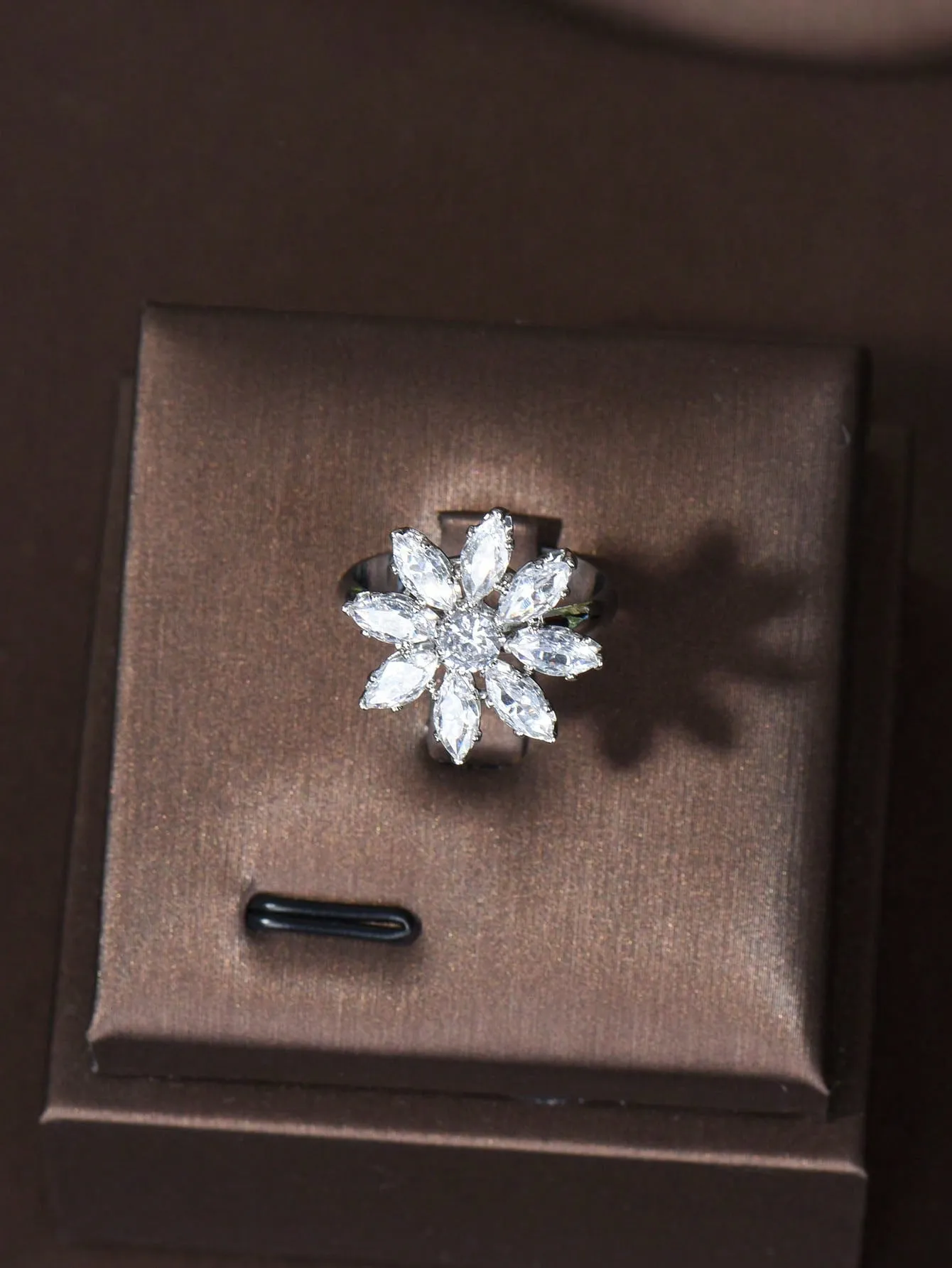 1set Cubic Zirconia Jewelry Set - Silver- FD ⚡