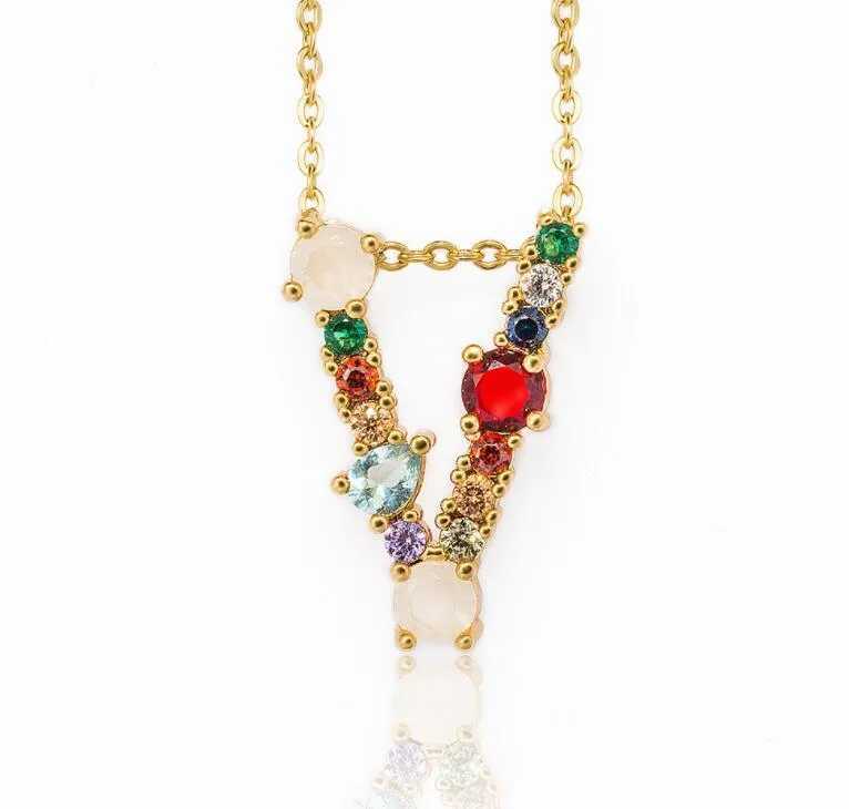 26 English alphabet necklaces