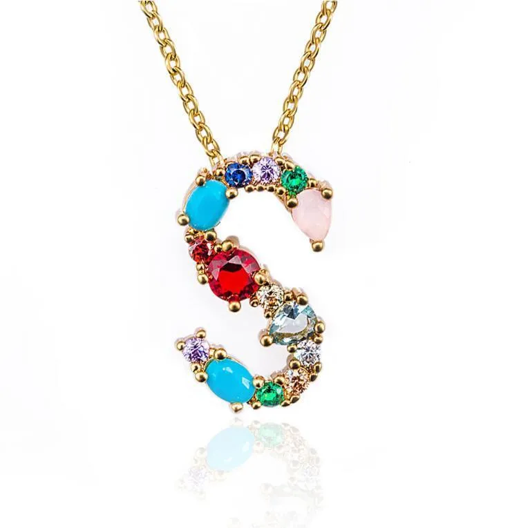 26 English alphabet necklaces