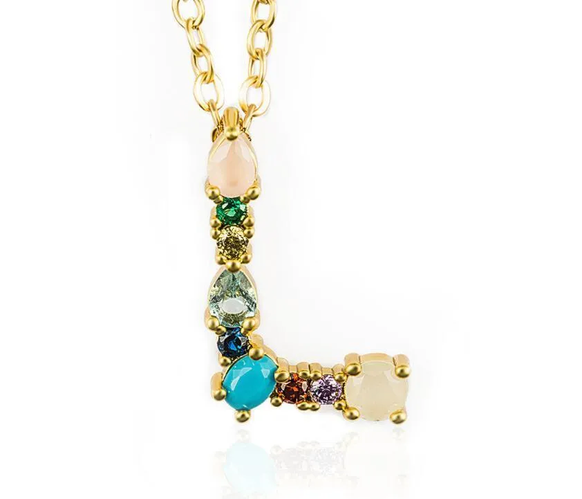 26 English alphabet necklaces