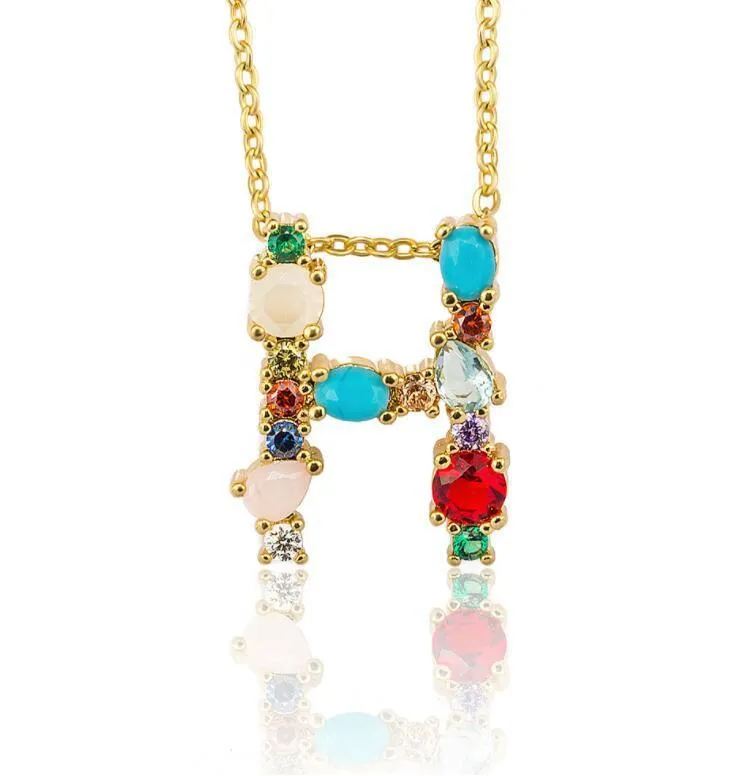 26 English alphabet necklaces