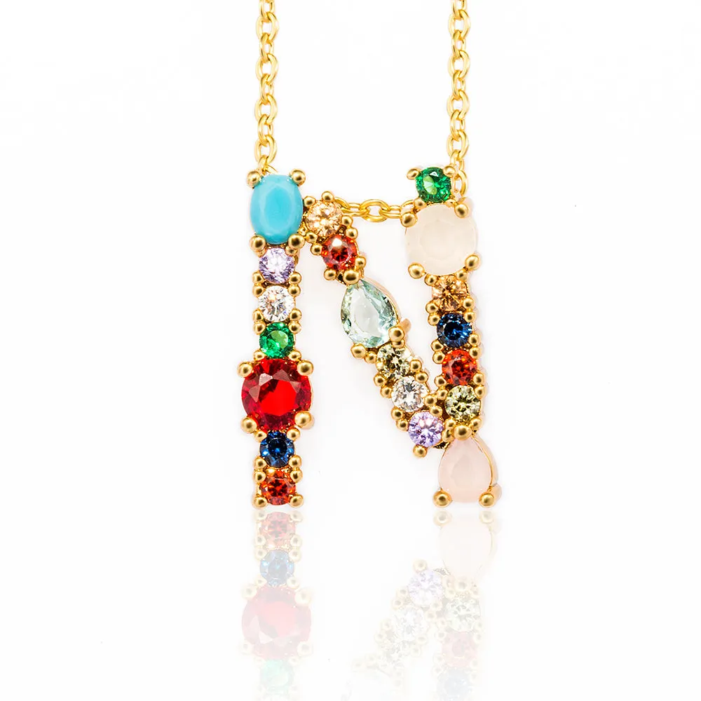 26 English alphabet necklaces