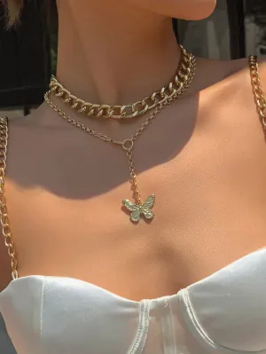 2pcs Butterfly Decor Necklace - FD ⚡