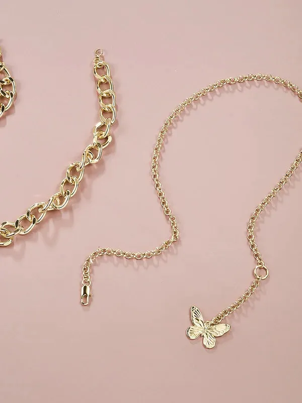 2pcs Butterfly Decor Necklace - FD ⚡