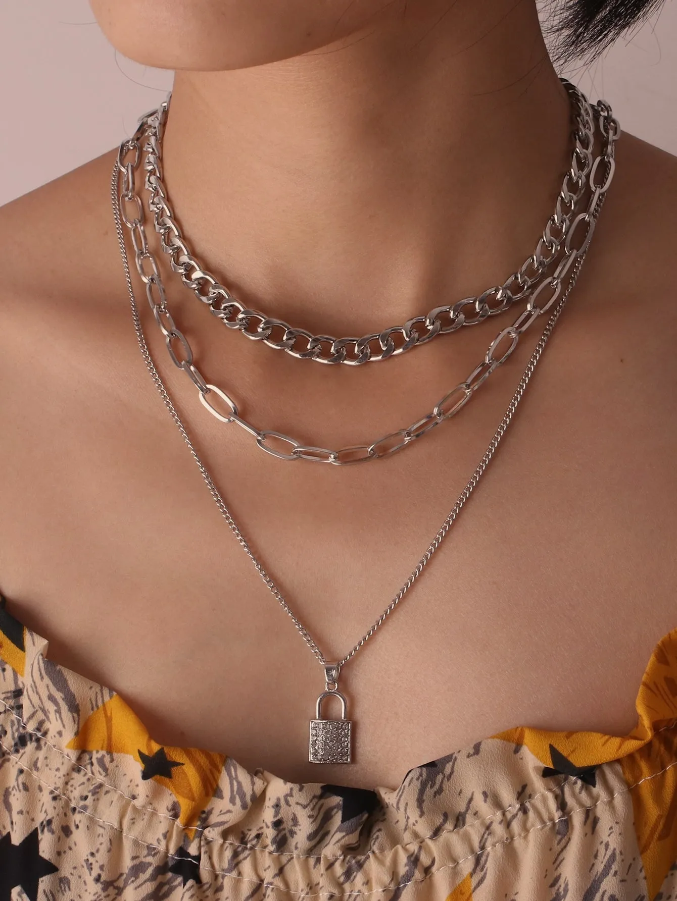 2pcs Lock Pendant Necklace - FD ⚡