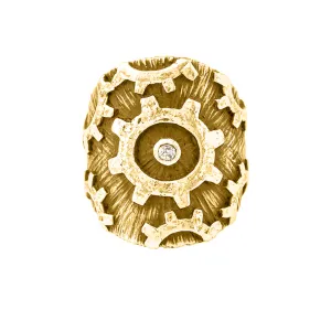 Abundance Mindset Gold Ring