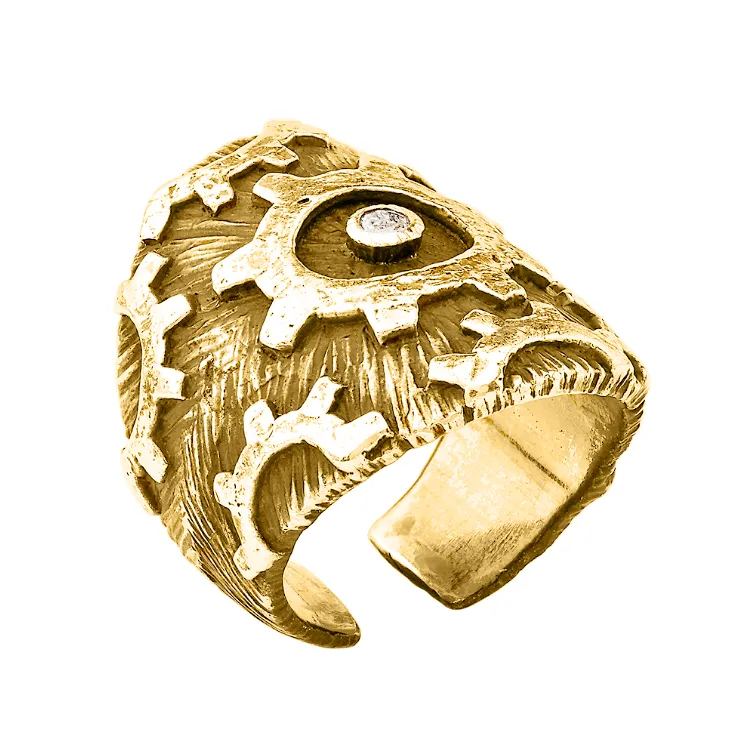 Abundance Mindset Gold Ring