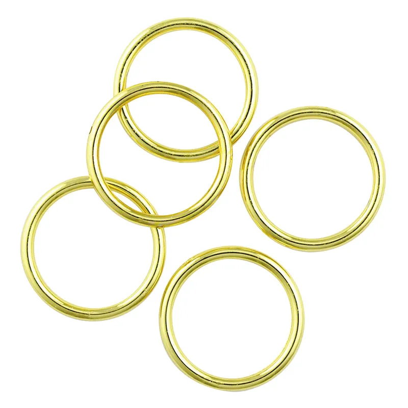 ACCESSORIES RINGS ROUND GOLD 20MM 15PC