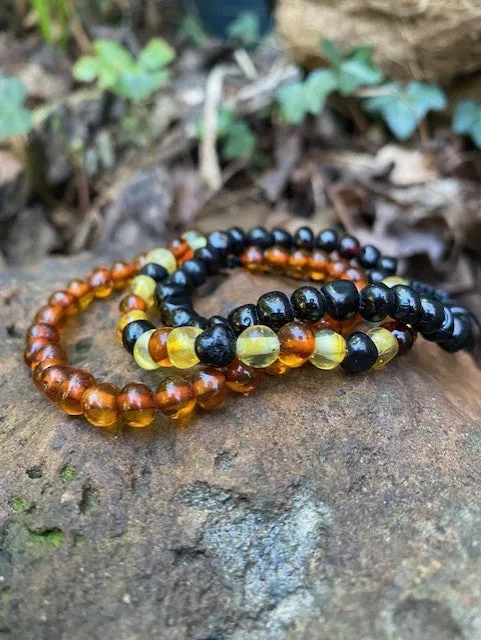 Adjustable Cherry Amber Bracelet