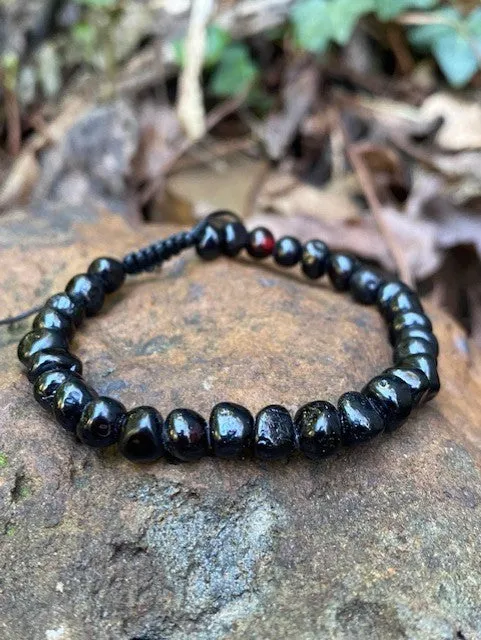 Adjustable Cherry Amber Bracelet