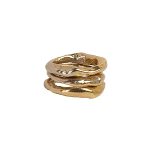 Alchemist Stacking Rings in Bronze