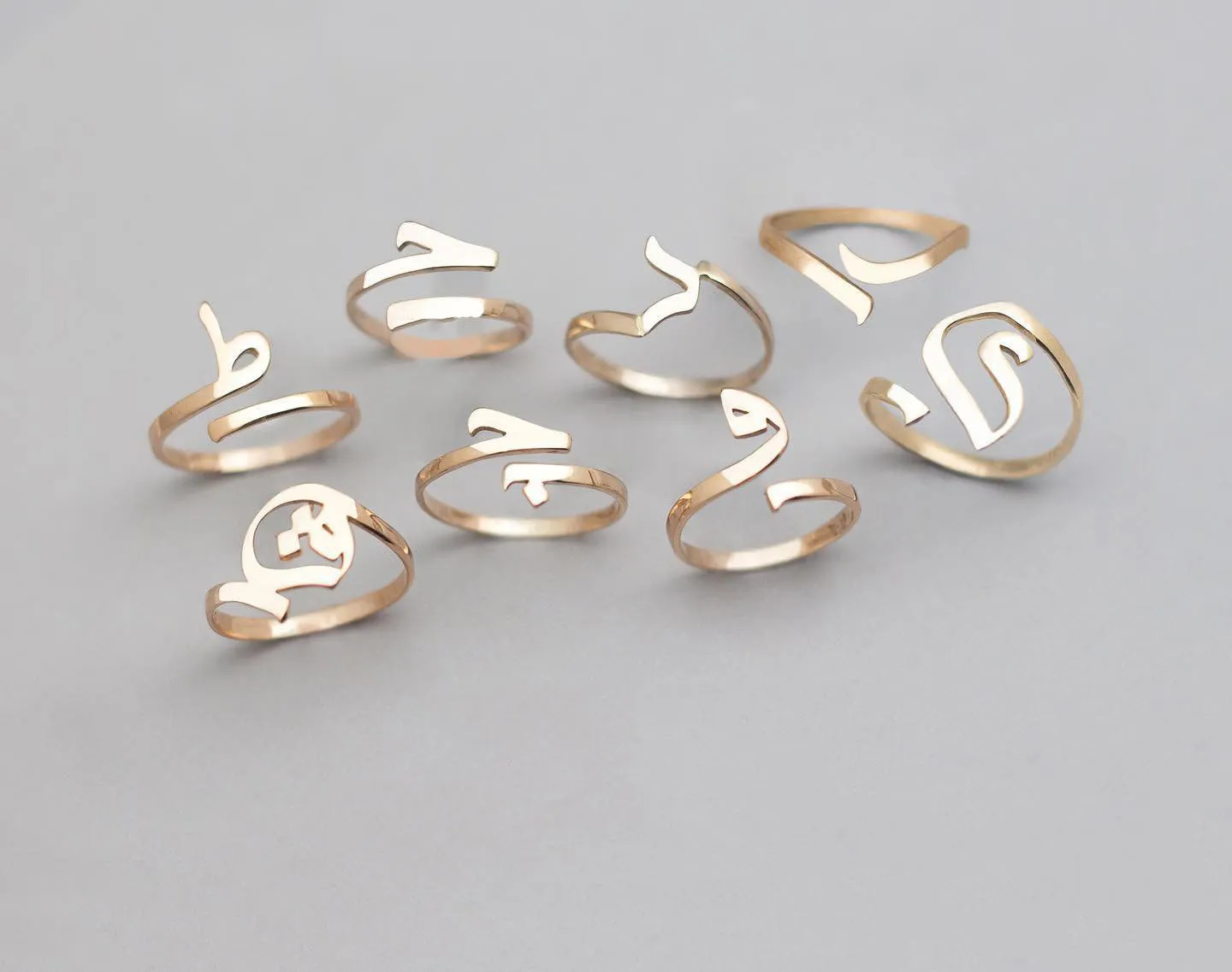 Arabic Alphabets Rings
