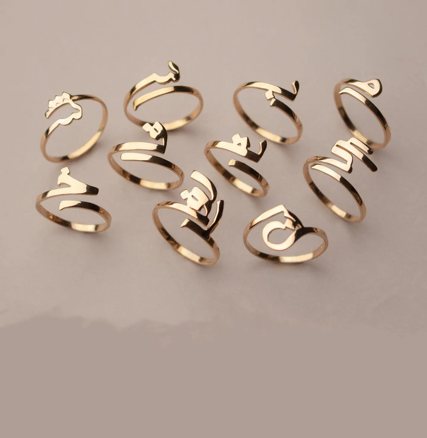 Arabic Alphabets Rings