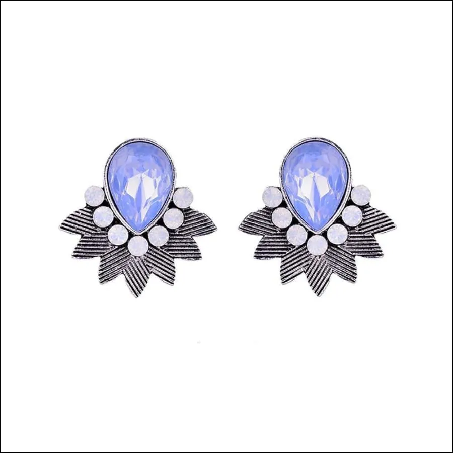 Ariadne Crystal Stud Earrings