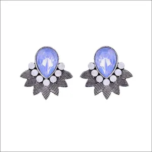 Ariadne Crystal Stud Earrings