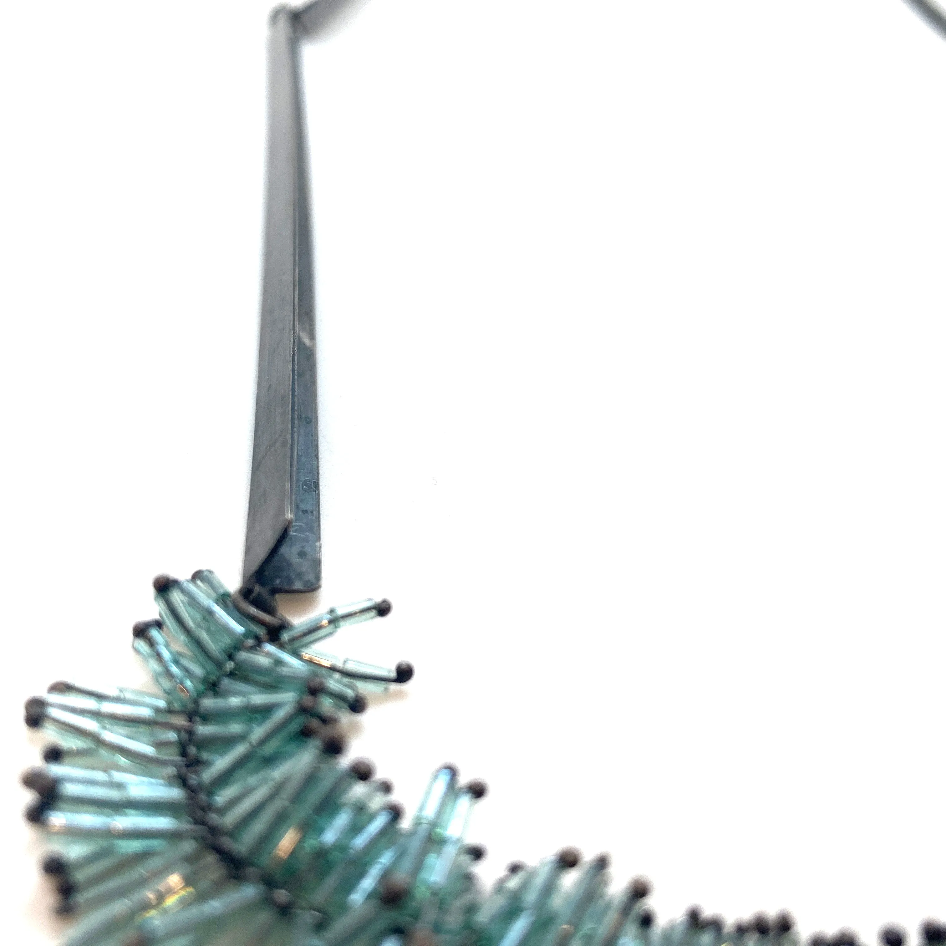 Asymmetrical Blue Bundle Necklace