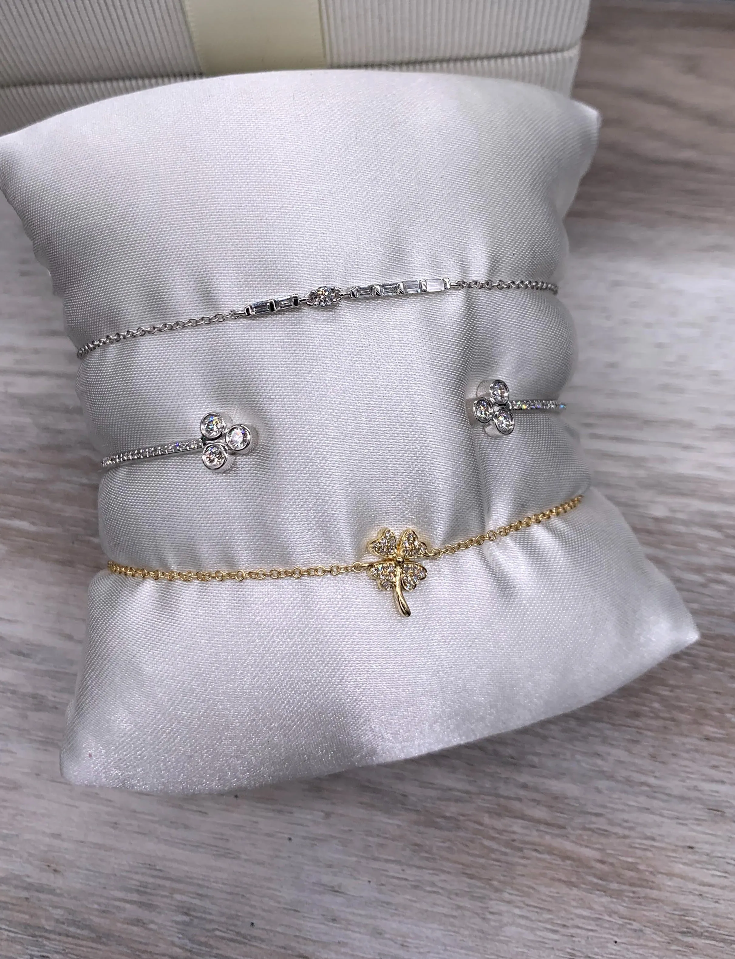 Baguette and Round Bracelet