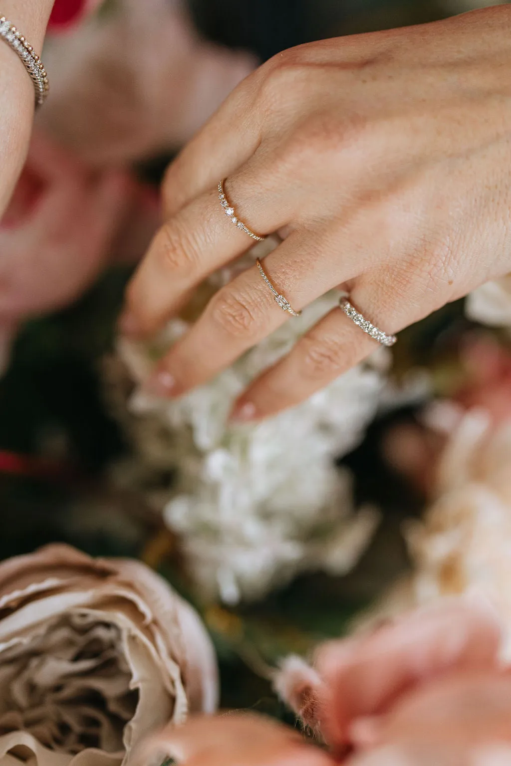 Baguette Diamond Stacking Ring