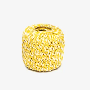 Bakers Twine / Macrame String 1mm Yellow/White TO BE DISC