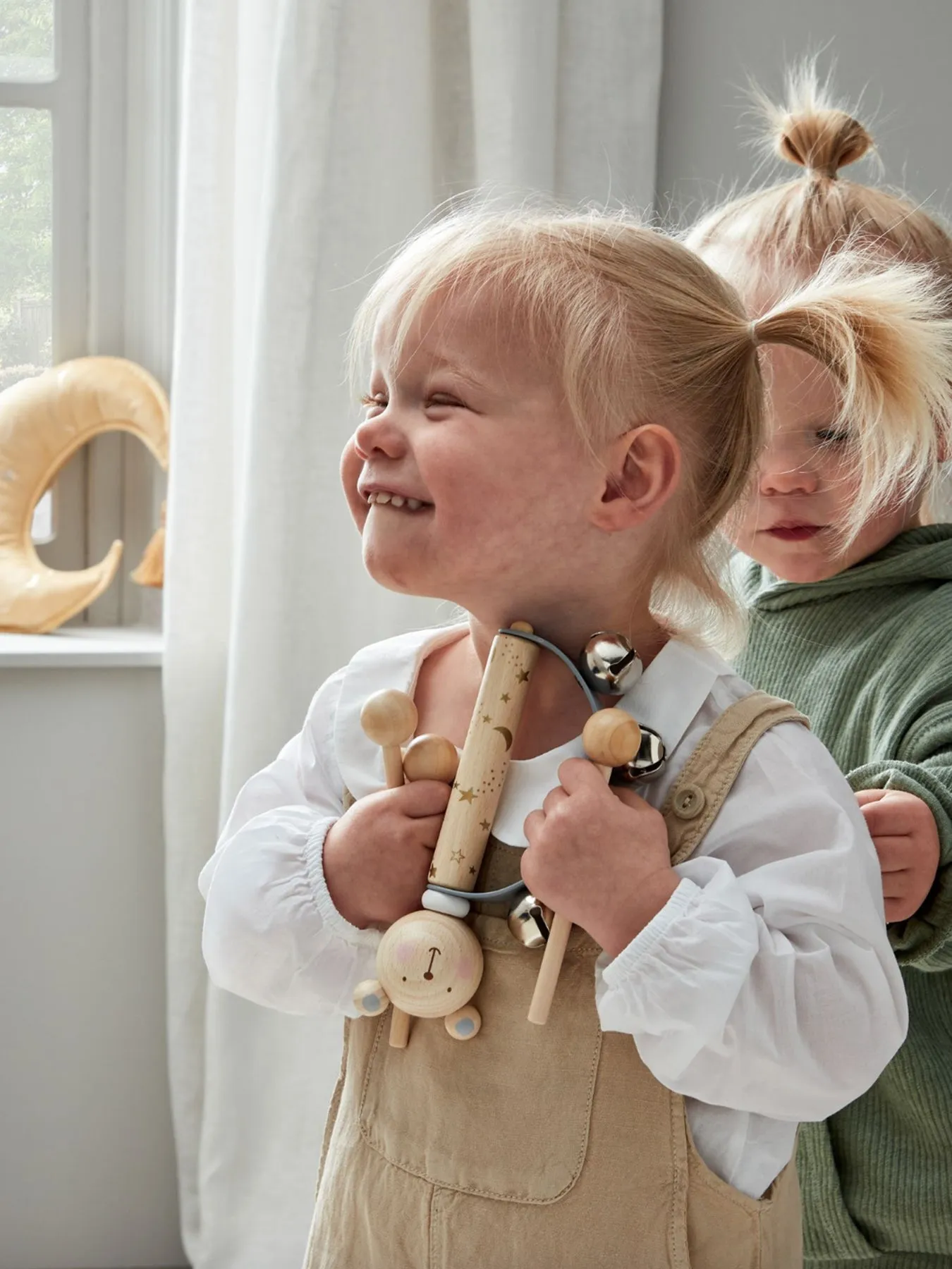 Bambino Wooden Hand Bell Animals - 3 Variations