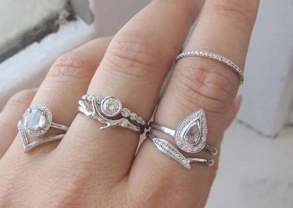Beak Diamond Ring