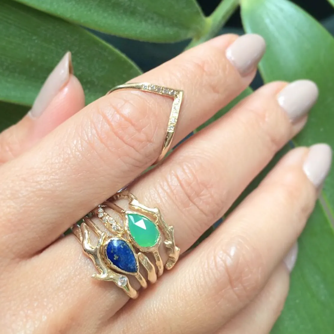 Beak Diamond Ring