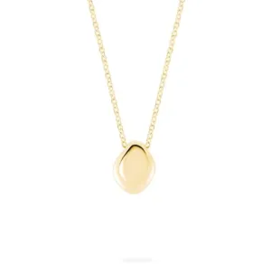 Birks 18K Yellow Gold Pebble Pendant Necklace
