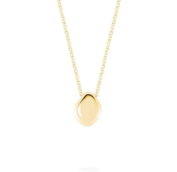 Birks 18K Yellow Gold Pebble Pendant Necklace