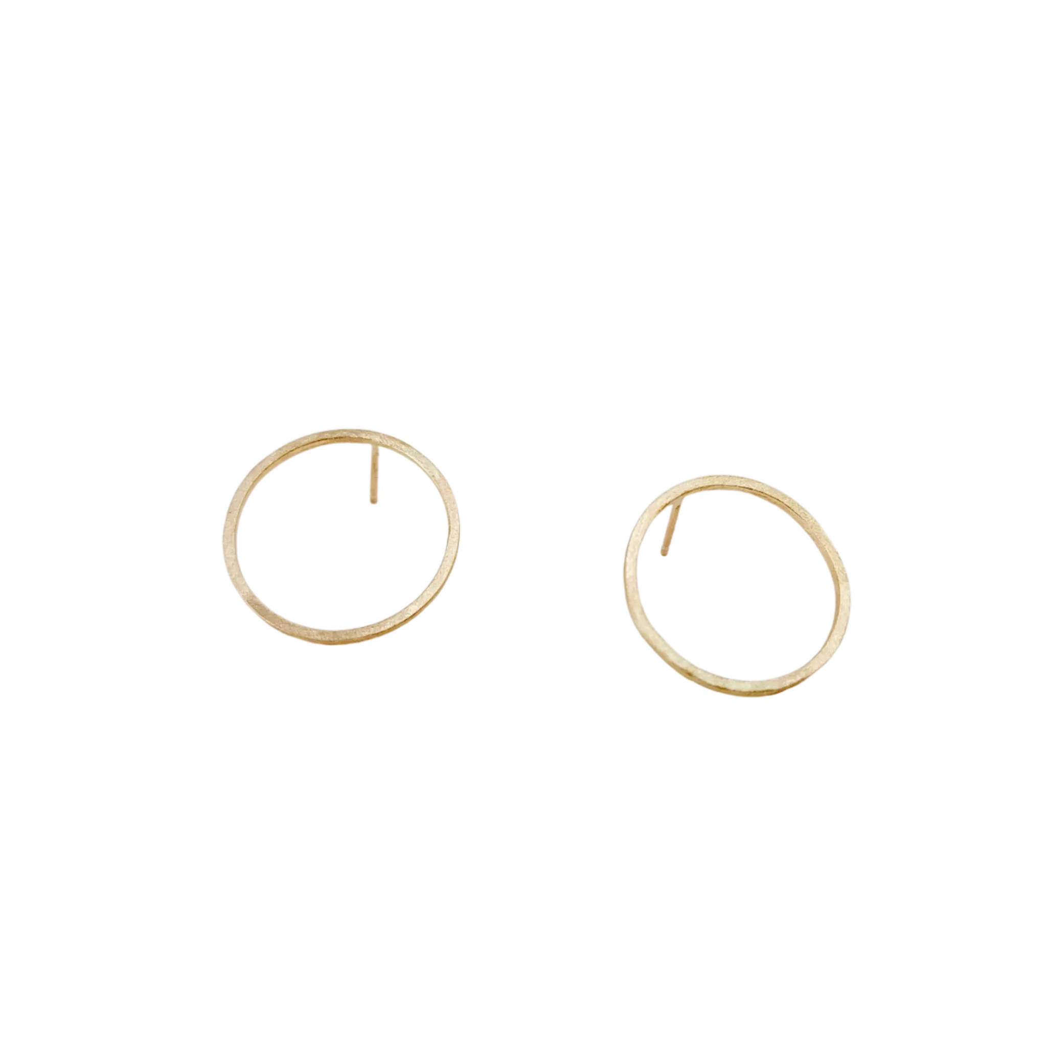 Black Moon Gold Earrings