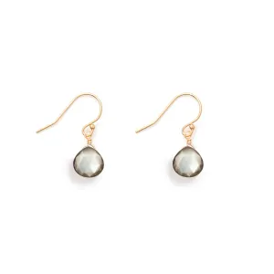 Black Mother of Pearl Isla Drop Earrings