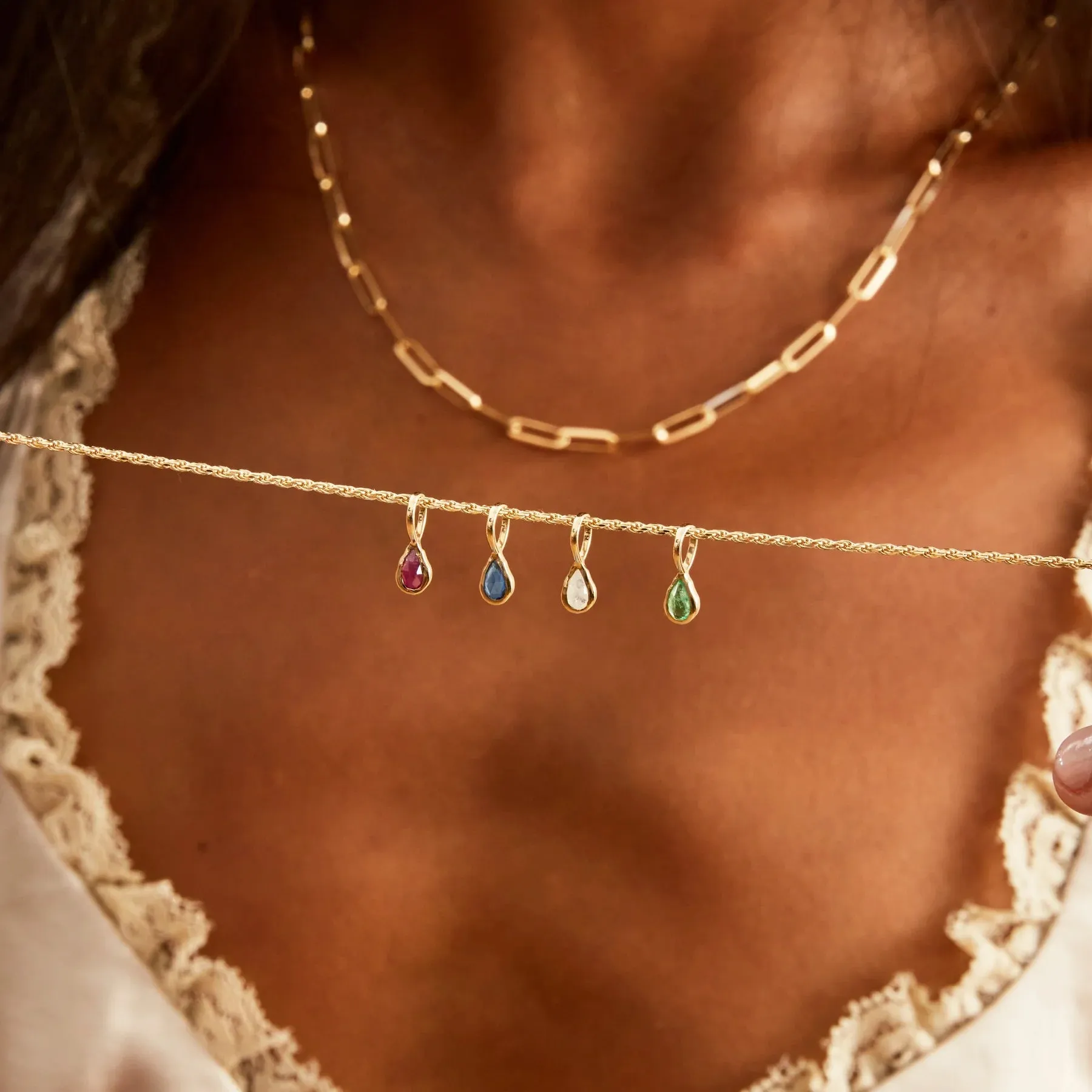 Bluboho Mood Birthstone Charm