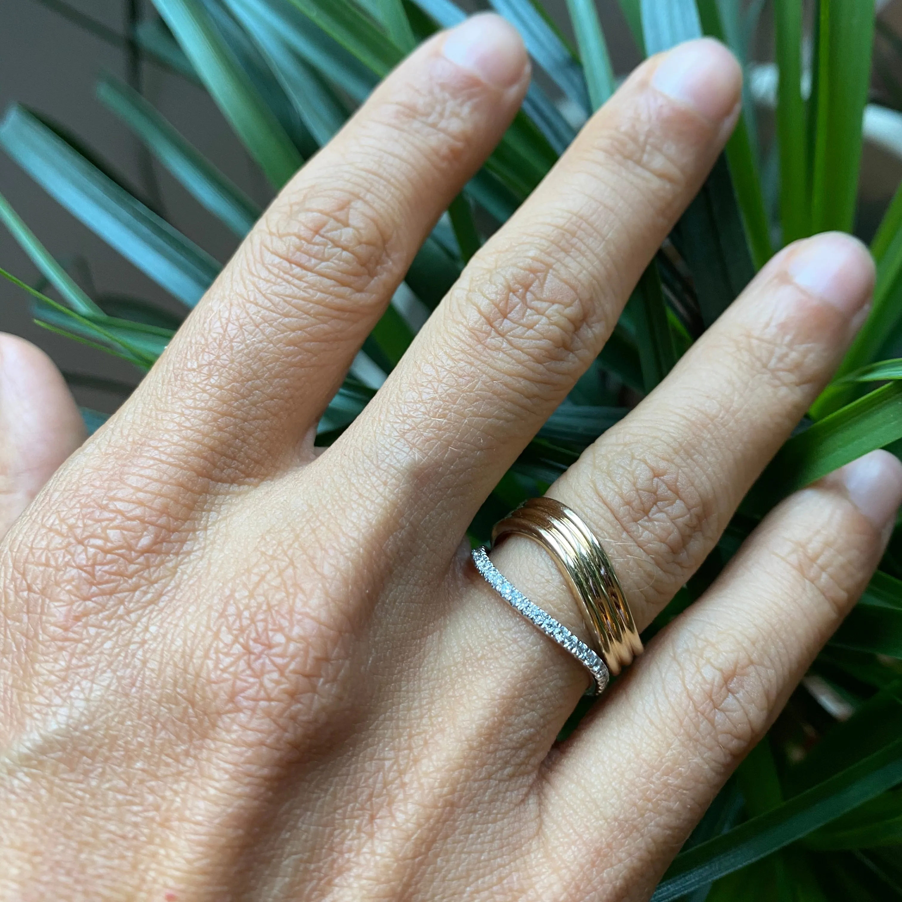 Bossa Nova Trio & Diamond Ring Set