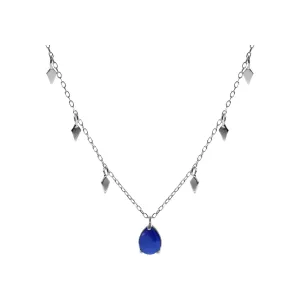 Bridget lapis lazuli kite charm necklace