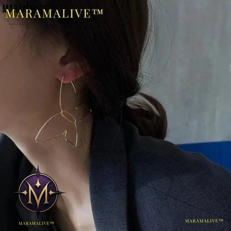 Butterfly Hollow Earrings