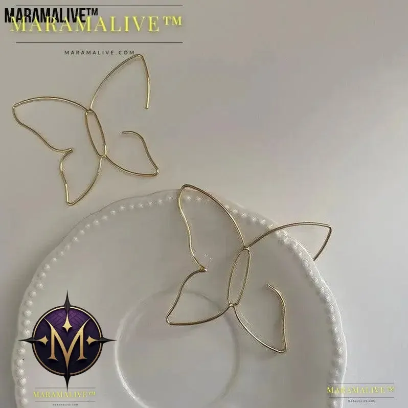 Butterfly Hollow Earrings