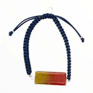 Carl Bracelet | Silver | Navy