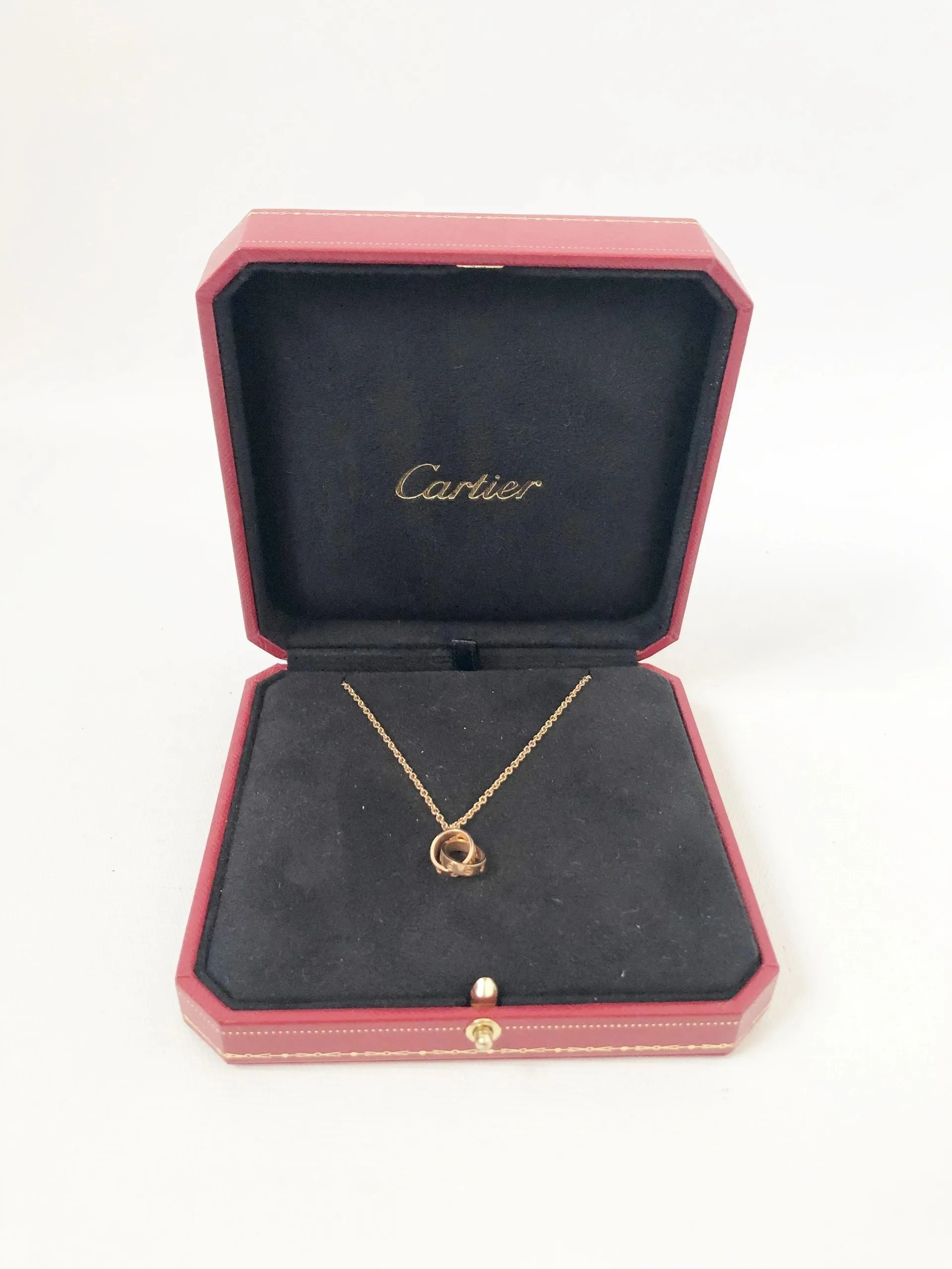 Cartier 18K Pink Gold Love Necklace